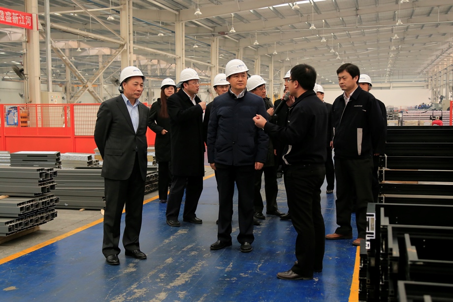 北京市委常委、宣傳部長李偉一行蒞臨江河創建專題調研